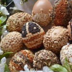 Пасхальные ЭКО-яйца — декор крупой и семенами. Идеи для пасхи 22