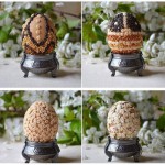 Пасхальные ЭКО-яйца — декор крупой и семенами. Идеи для пасхи 11