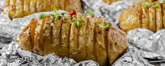 Рецепты на костре на майские праздники печеная картошка в фольге