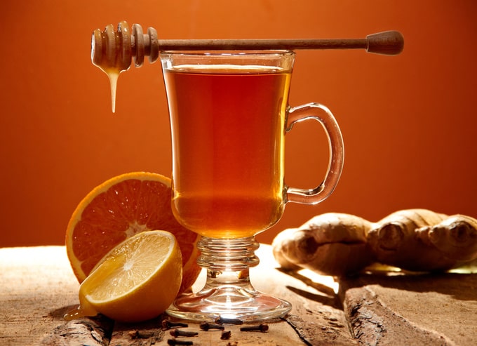 Имбирный чай с апельсином и гвоздикой-
